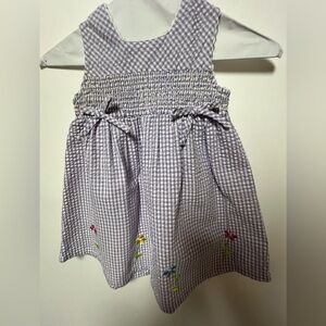 YOUNGLAND SEERSUCKER LILAC COLOR SIZE 4T DRESS